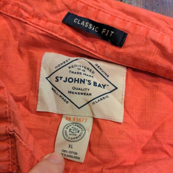 Lot of 3 Men's Hawaiian Shirts Size XL St John's Bay, Aigle, Izod Saltwater - Picture 6 of 8